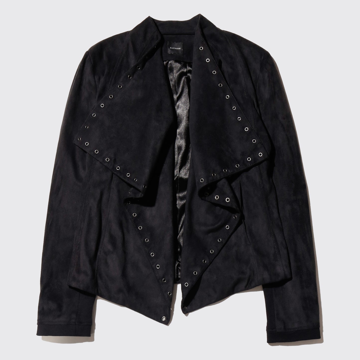 vintage eyelet drape jacket