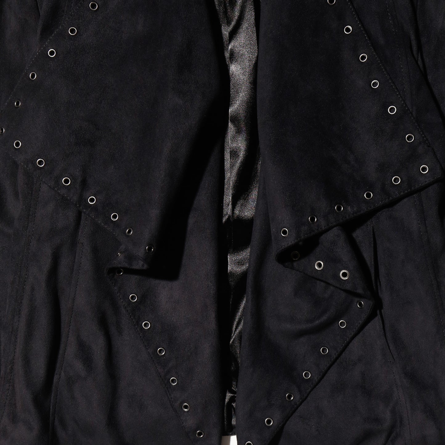 vintage eyelet drape jacket