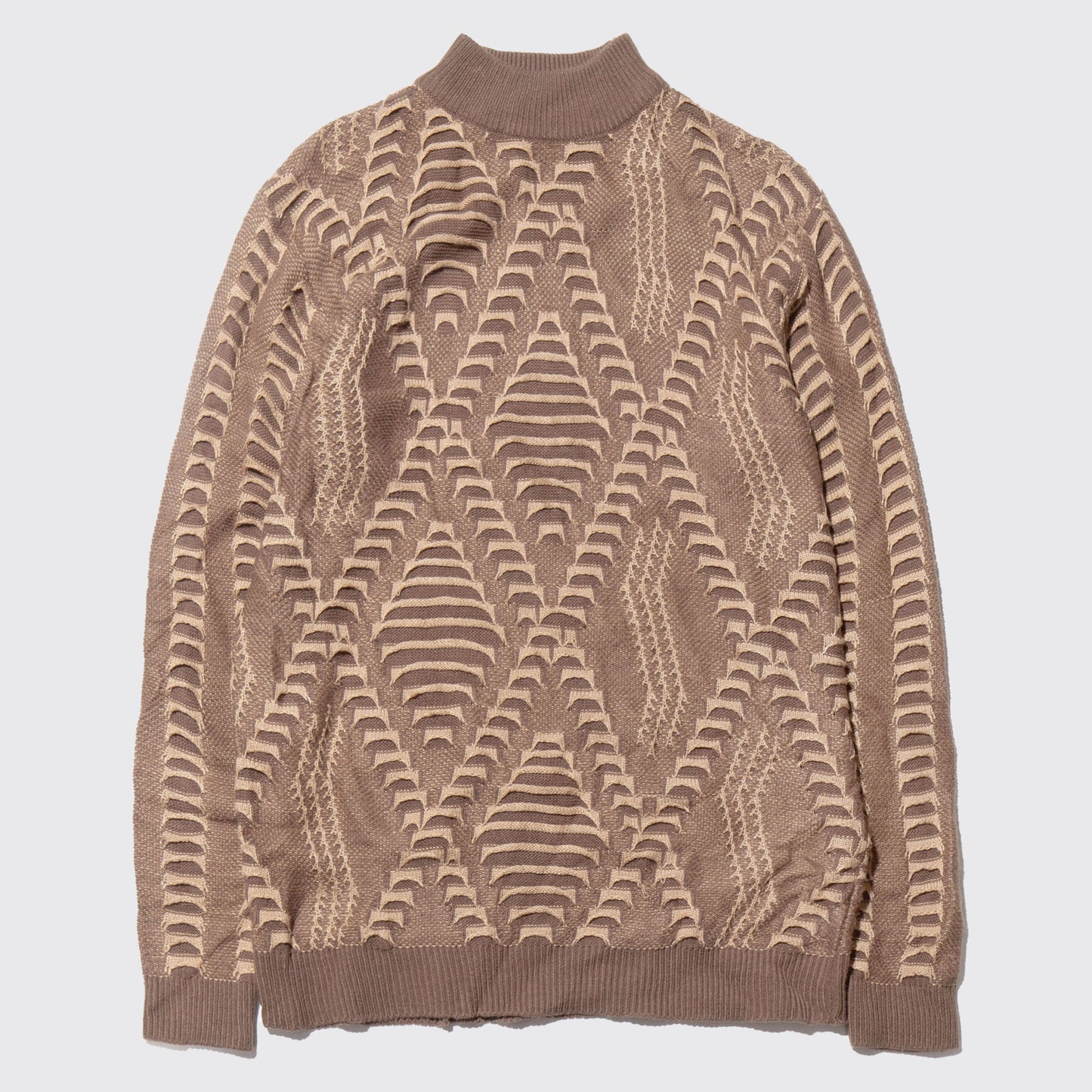 vintage dia 3d woven sweater