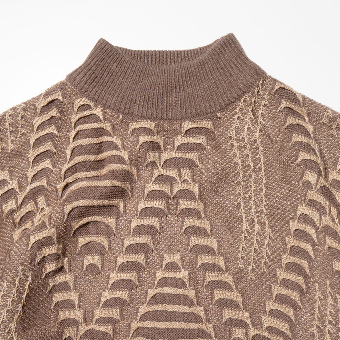 vintage dia 3d woven sweater