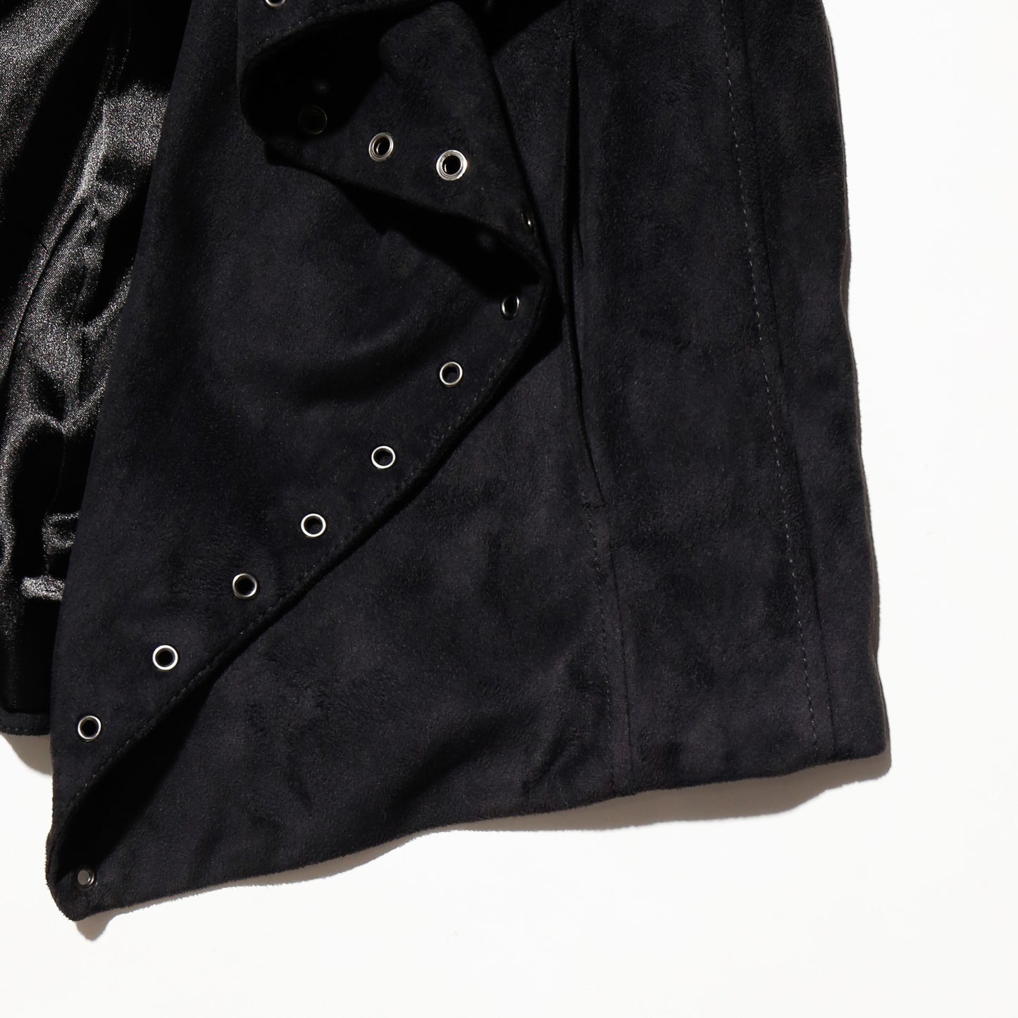 vintage eyelet drape jacket