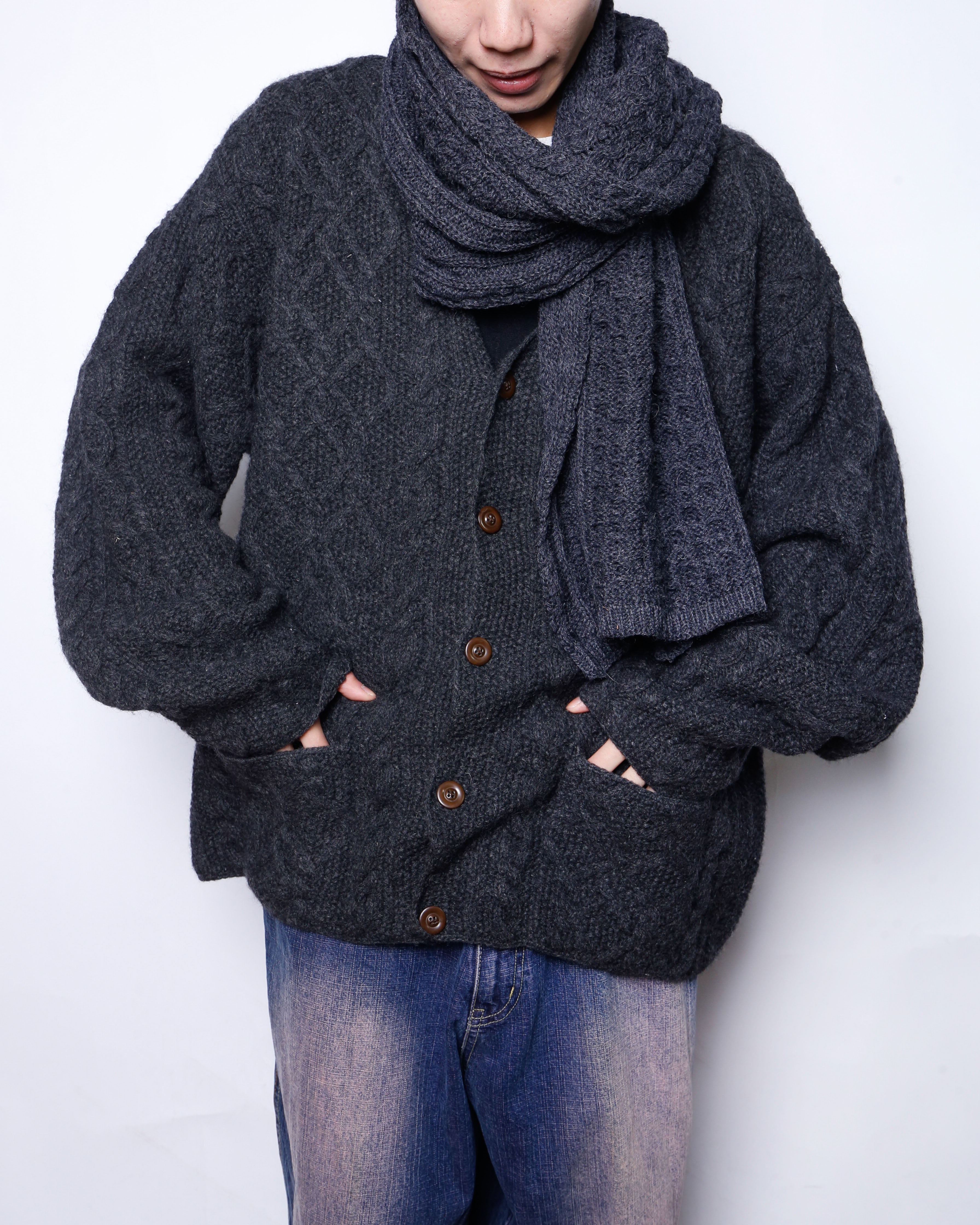 カーディガン 古着 NOILL NOILL