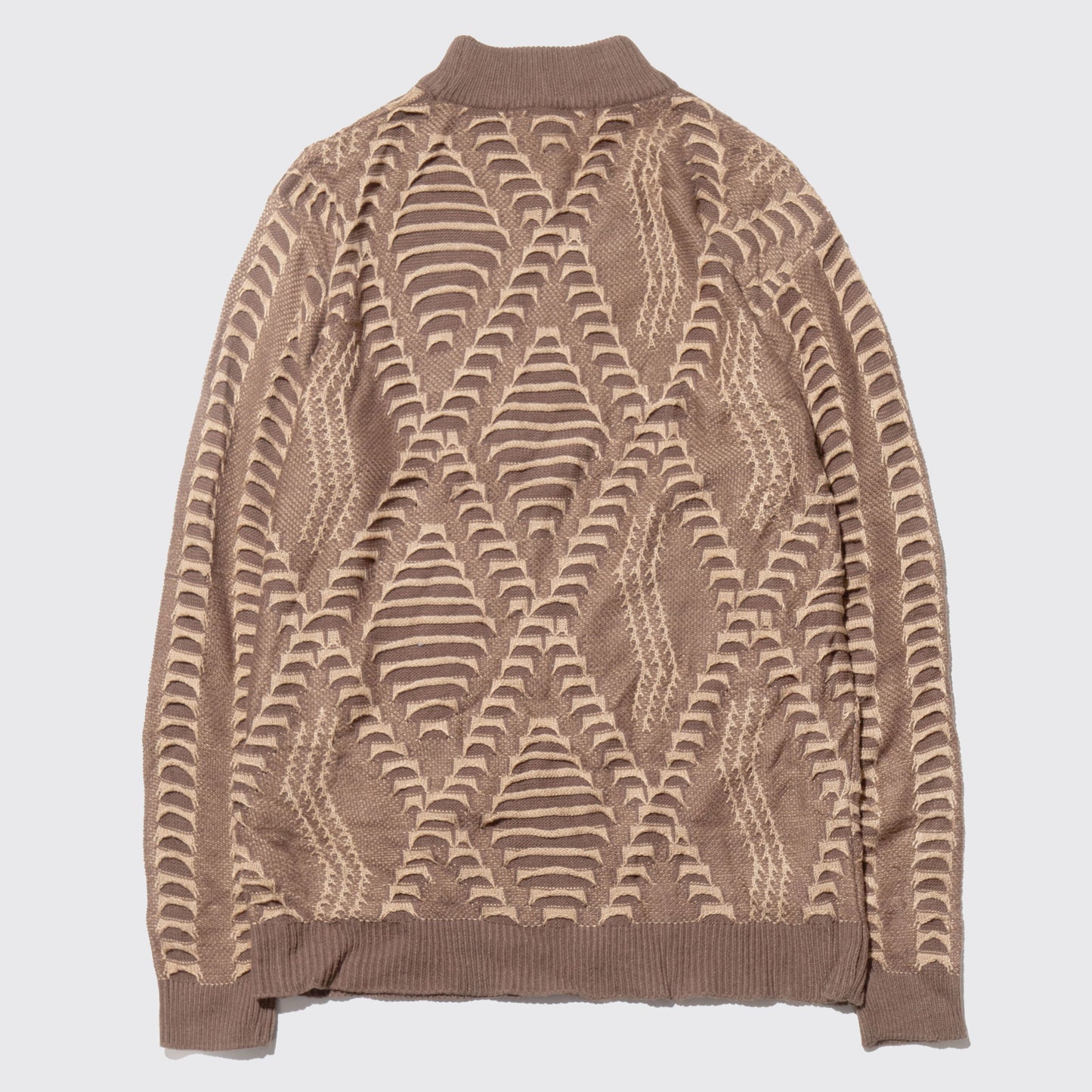 vintage dia 3d woven sweater