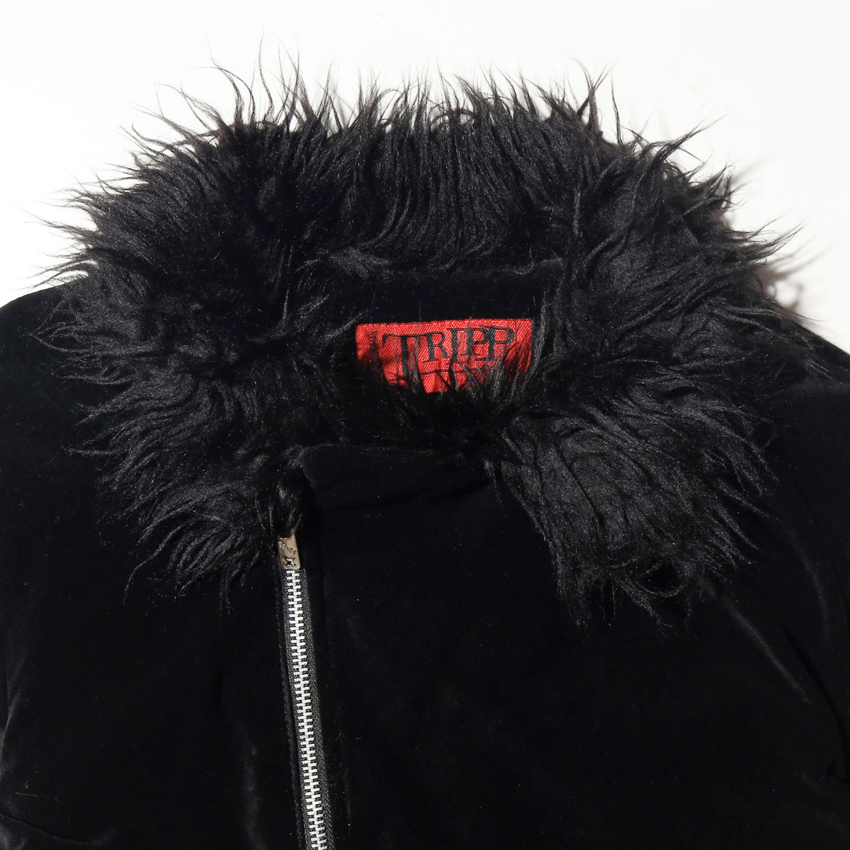 vintage tripp nyc fur velvet riders jacket