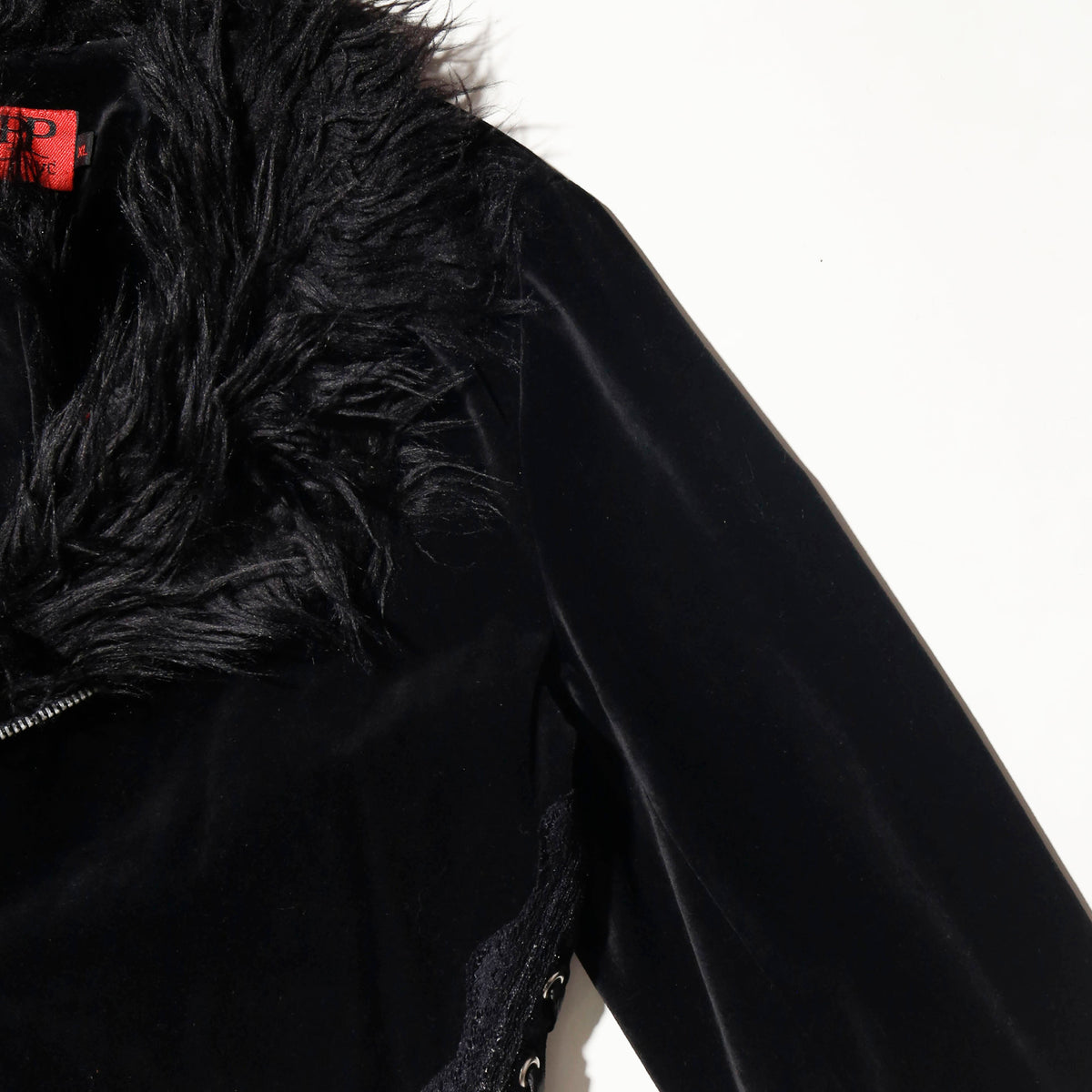vintage tripp nyc fur velvet riders jacket