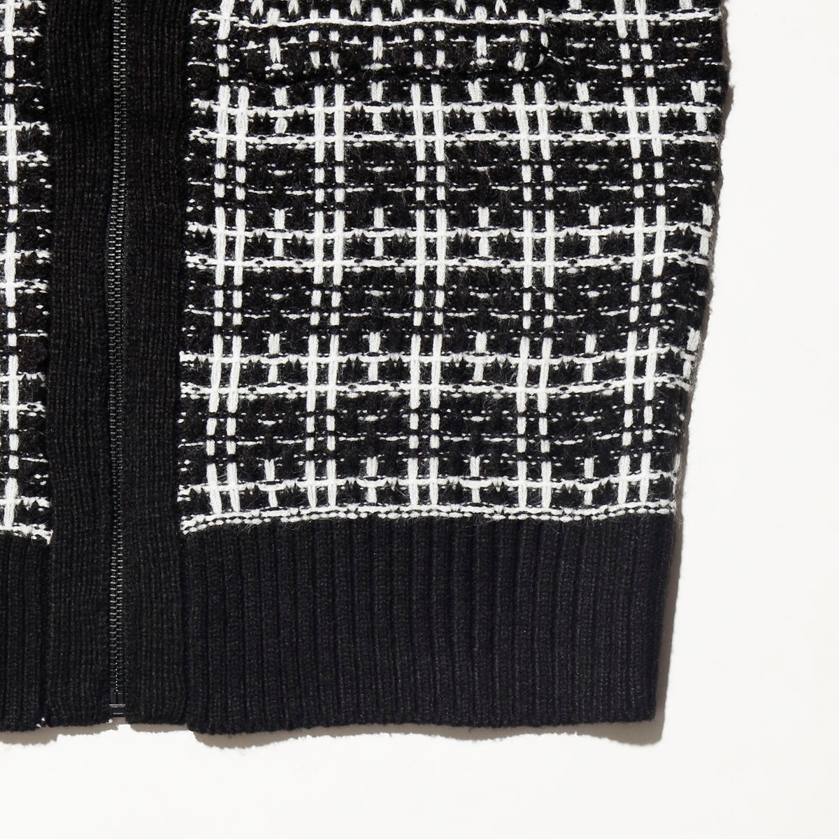 vintage cropped knit chanel jacket
