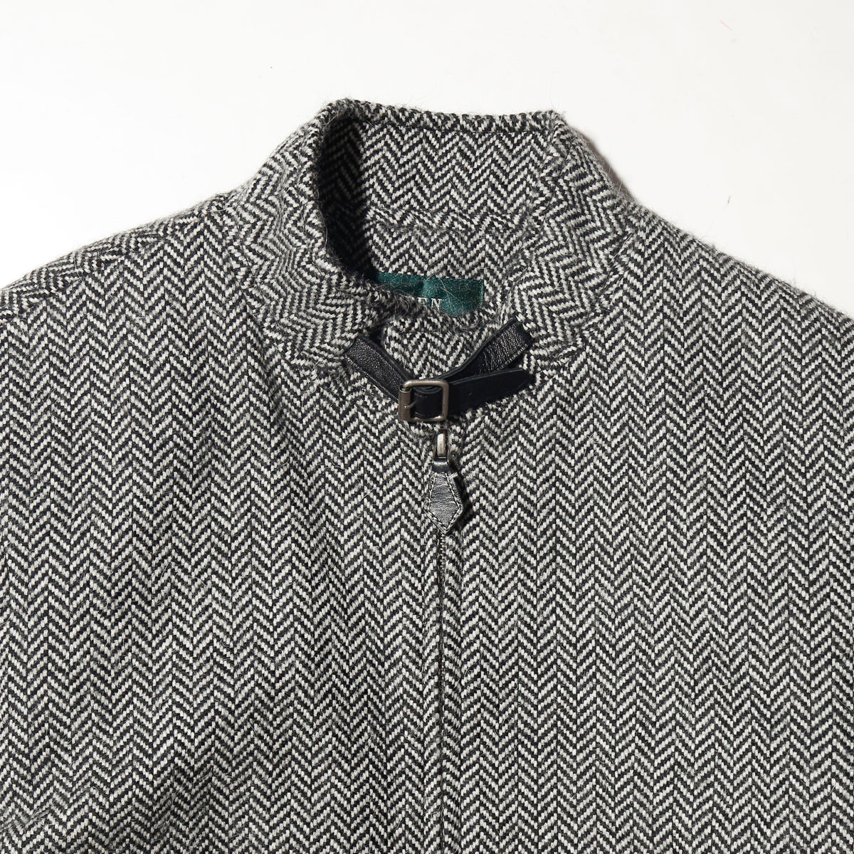 vintage lauren ralph lauren chin strap herringbone jacket