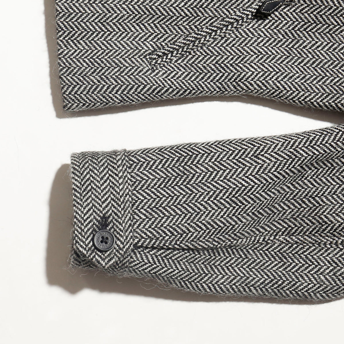 vintage lauren ralph lauren chin strap herringbone jacket
