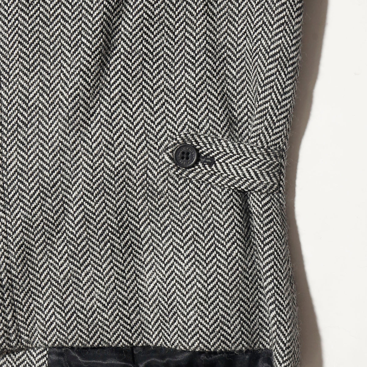 vintage lauren ralph lauren chin strap herringbone jacket