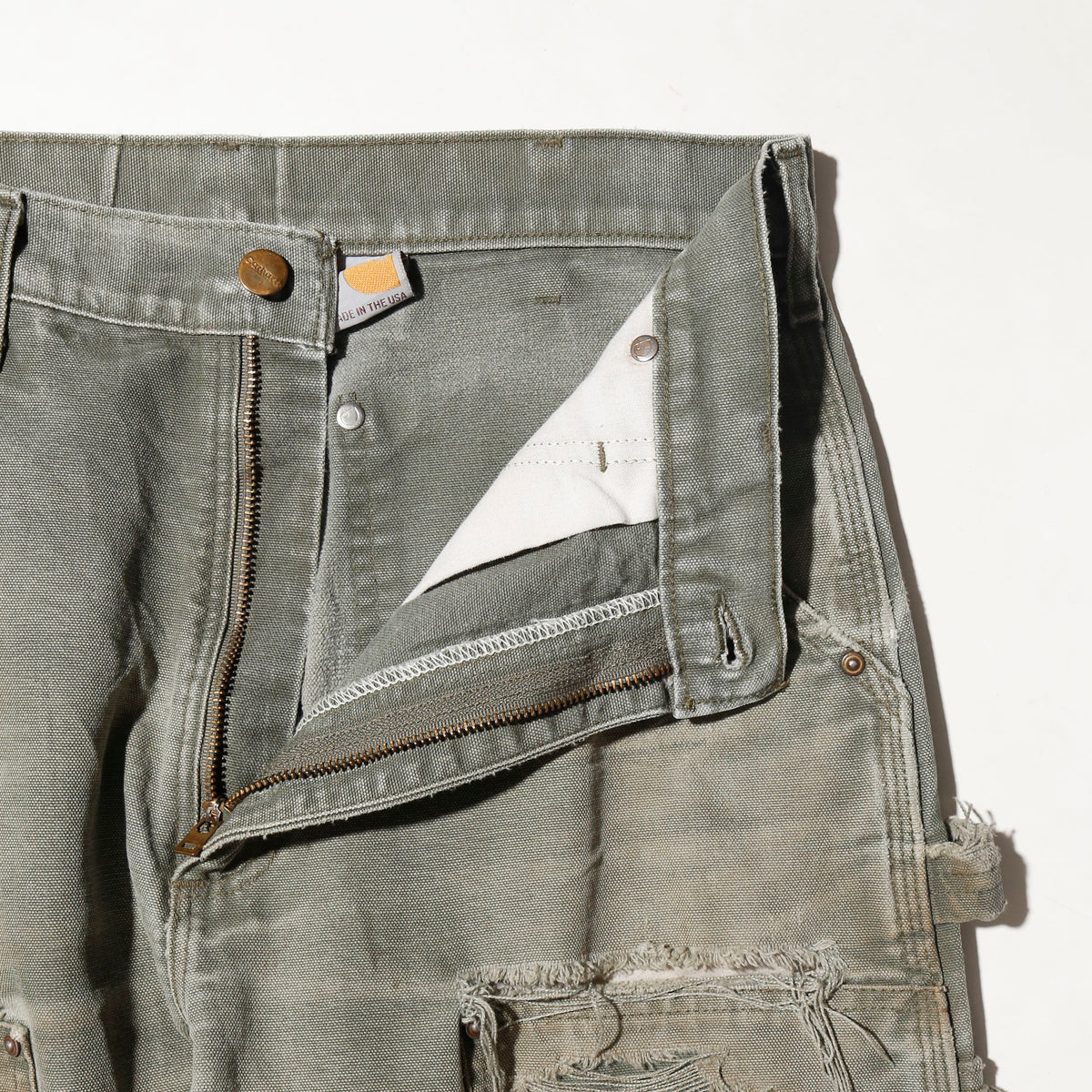 *one-off carhartt broken double knee trousers
