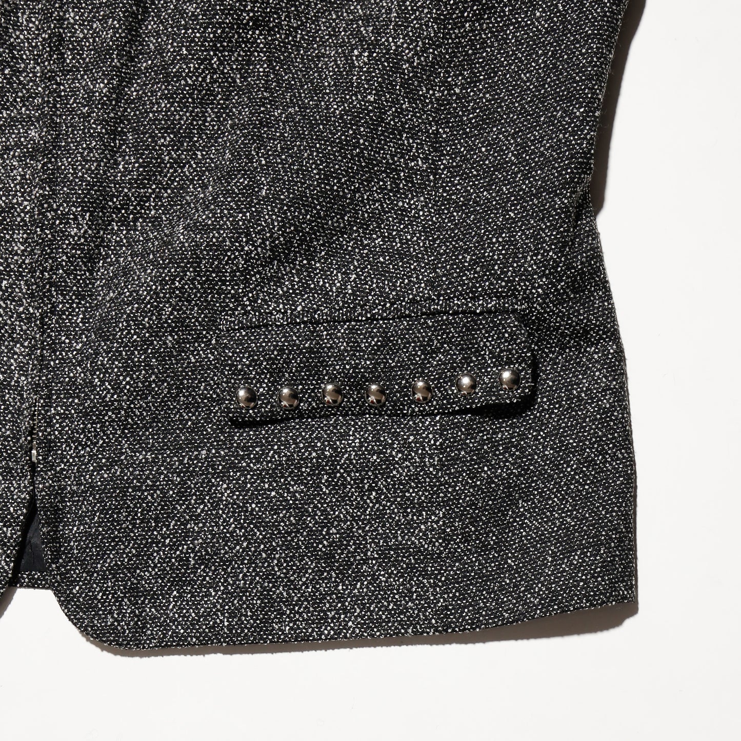 vintage studs jacquard jacket