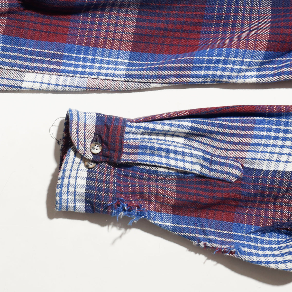 *one-off 90's van heusen broken flannel check shirt