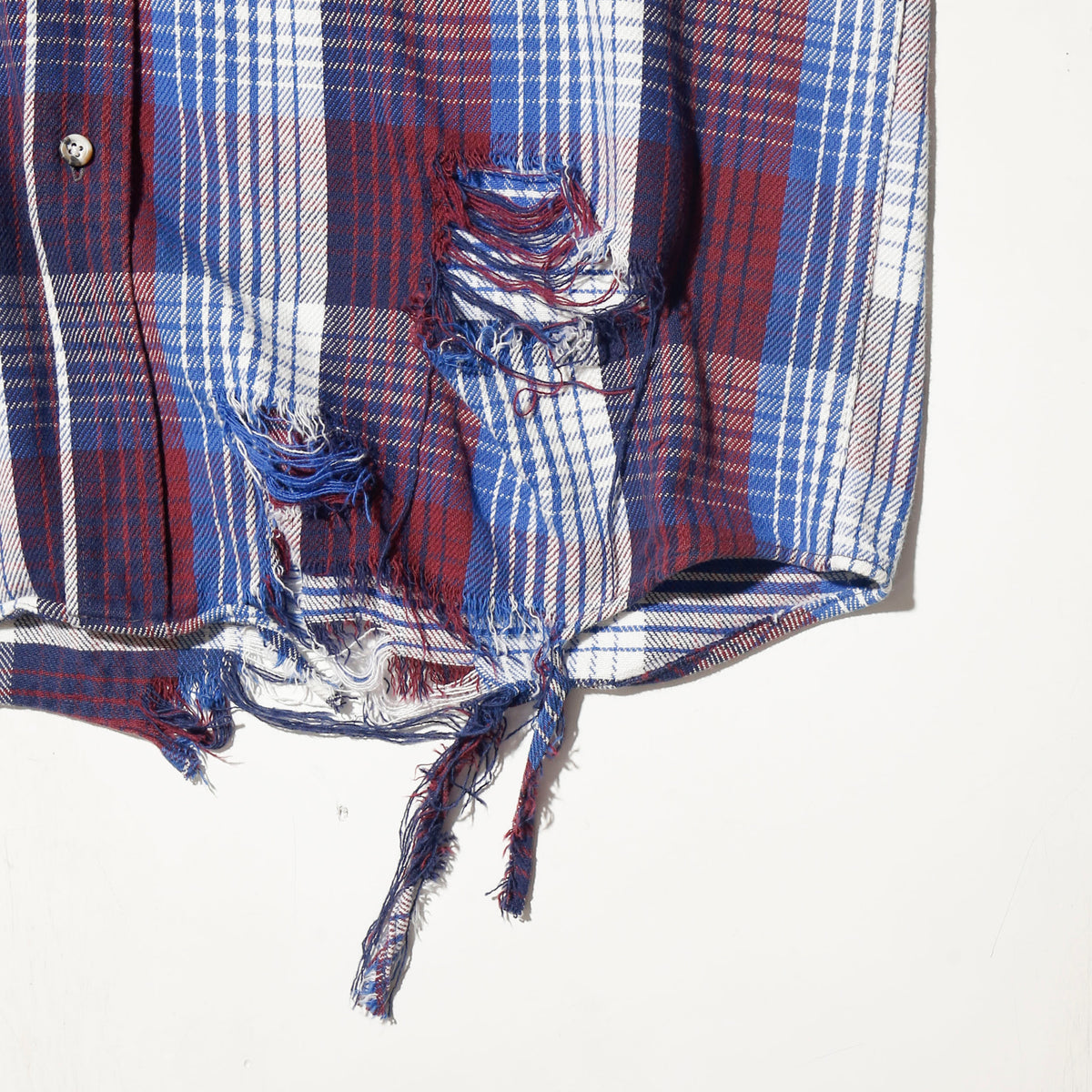 *one-off 90's van heusen broken flannel check shirt