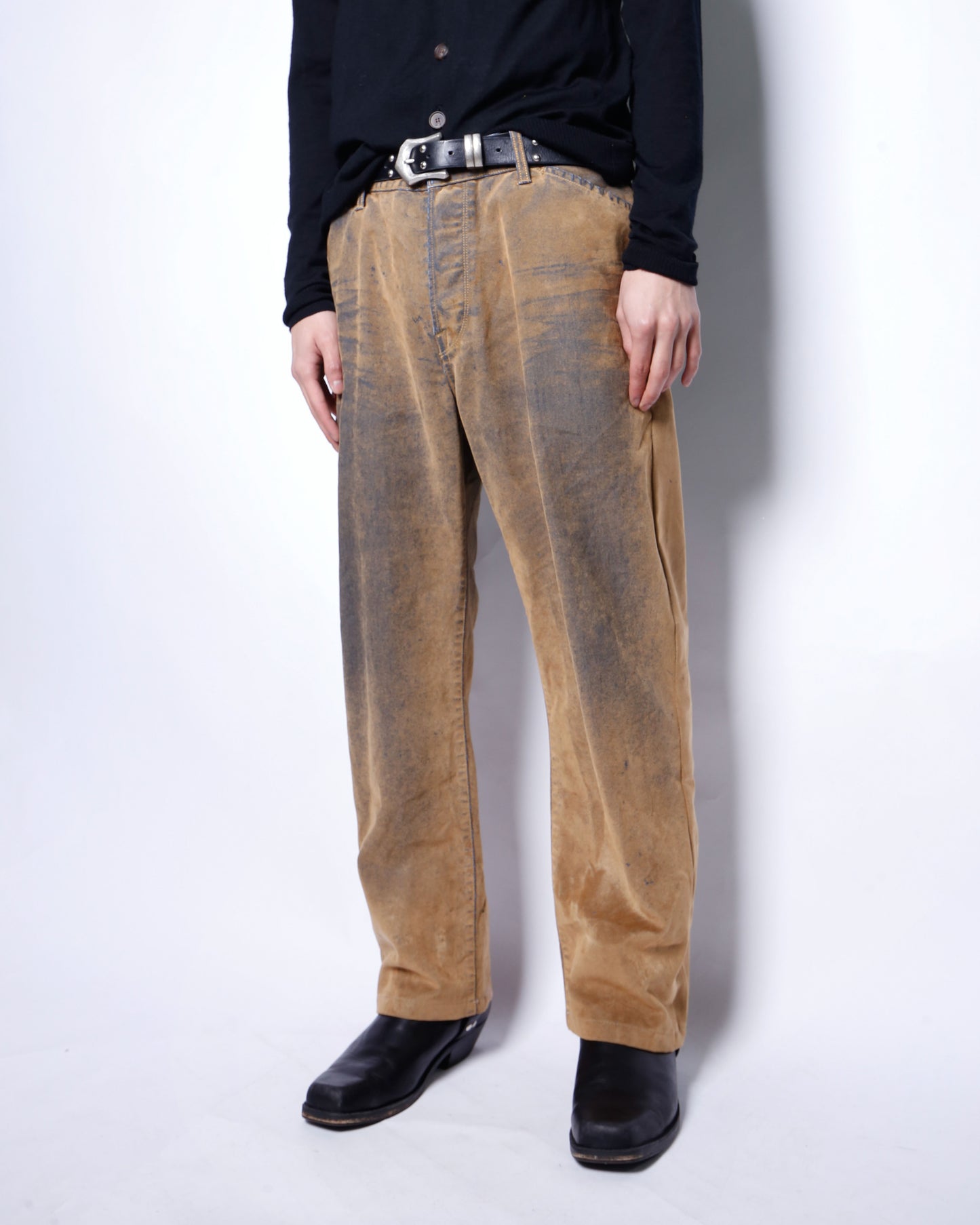 vintage dust flocky trousers