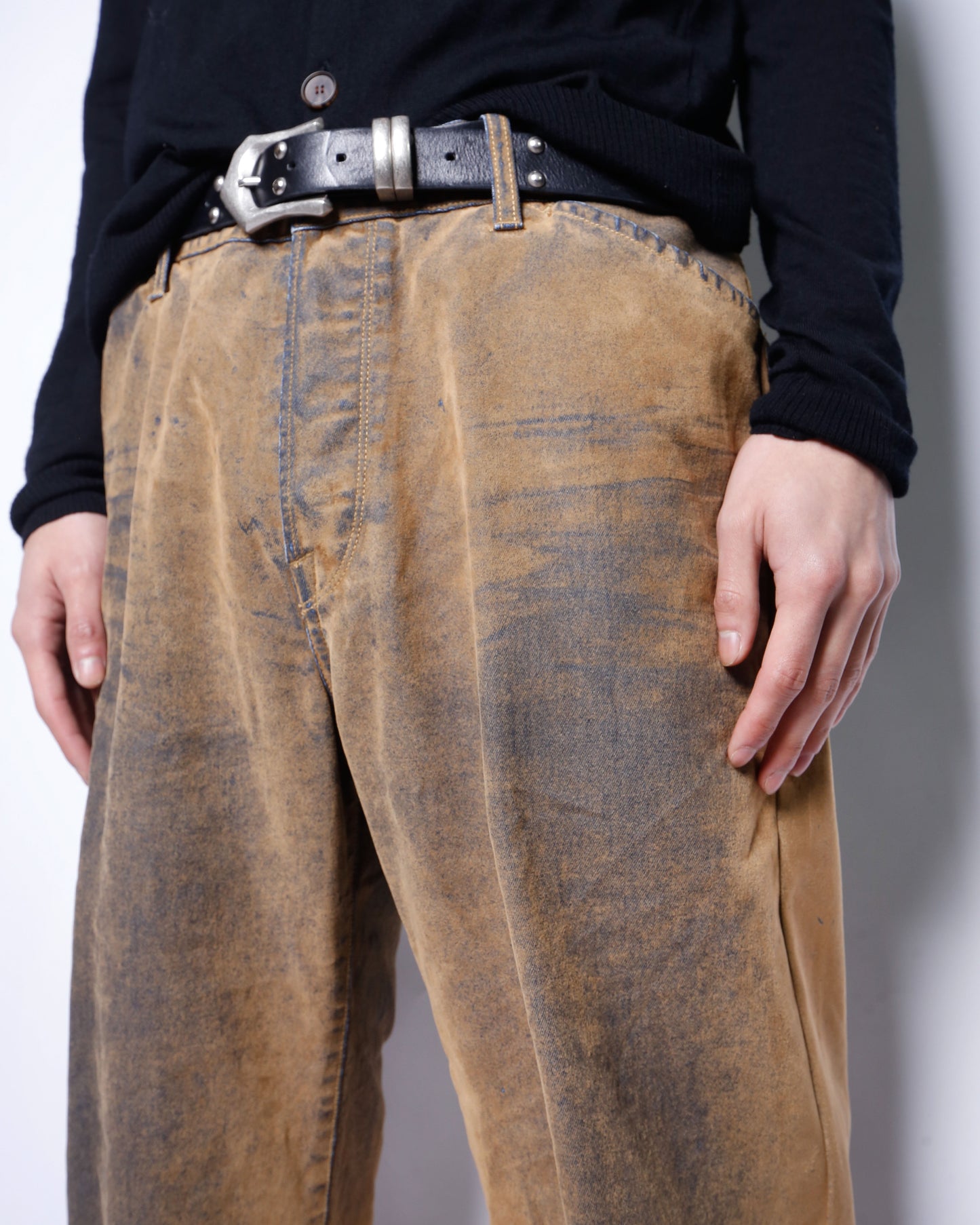 vintage dust flocky trousers