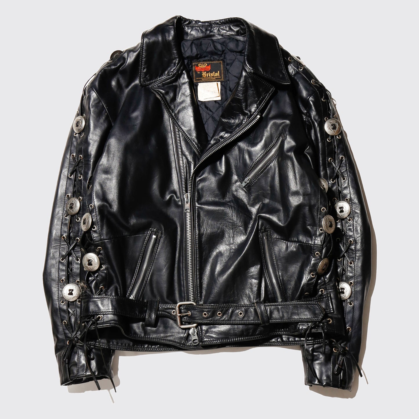 vintage 70-80's Golden Crown Bristol concho riders jacket