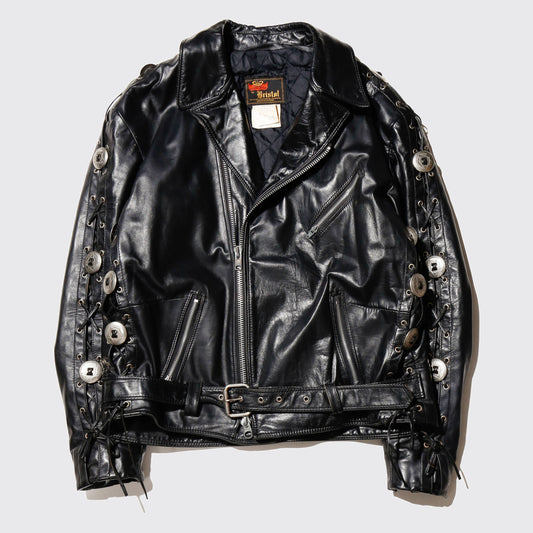 vintage 70-80's Golden Crown Bristol concho riders jacket