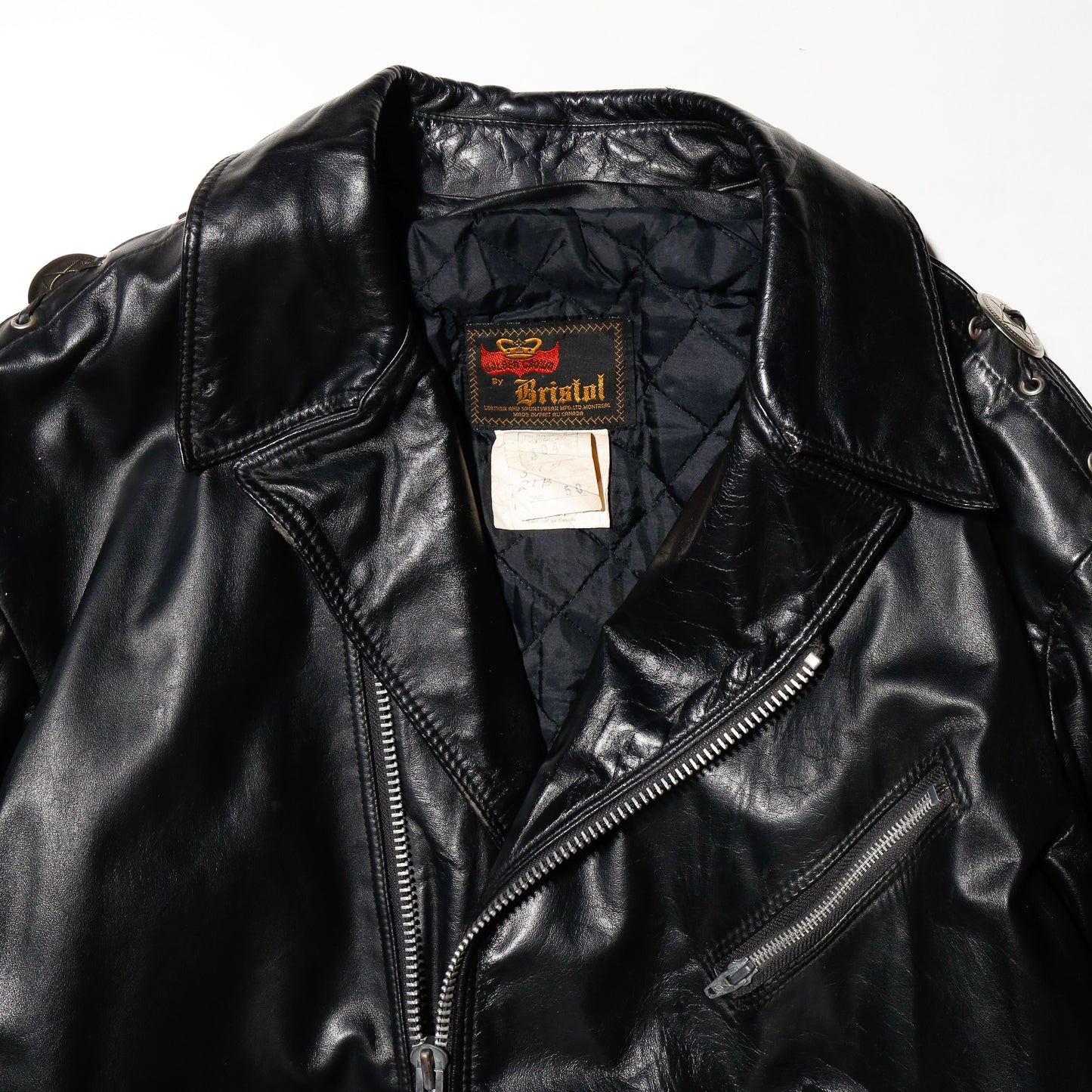 vintage 70-80's Golden Crown Bristol concho riders jacket
