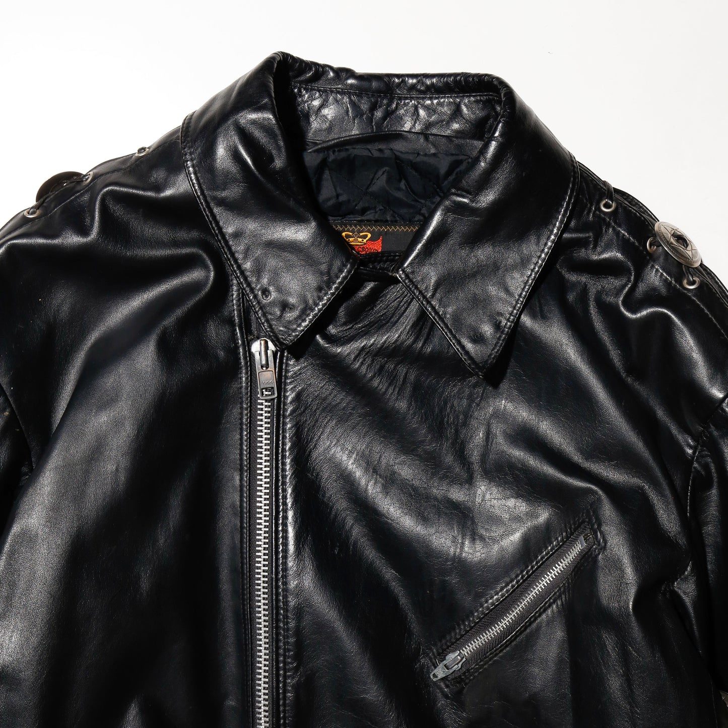 vintage 70-80's Golden Crown Bristol concho riders jacket