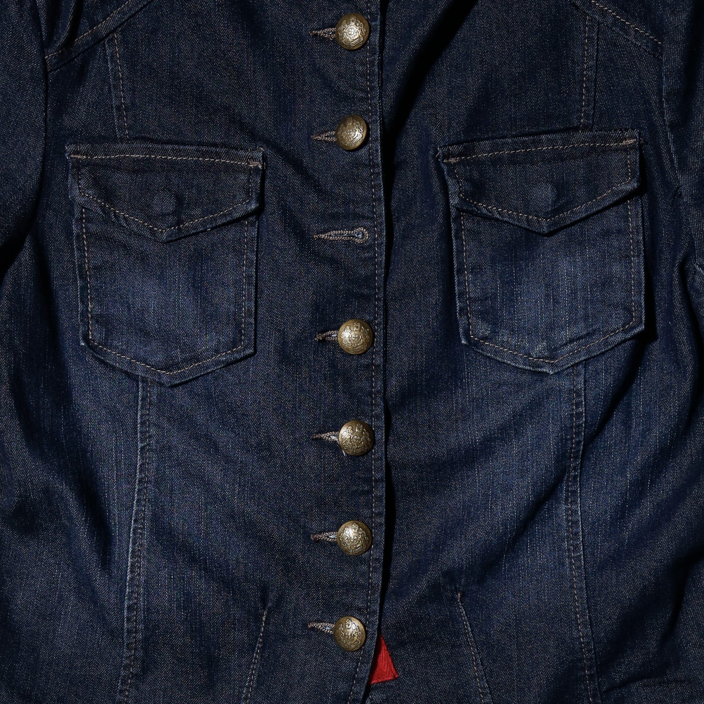 vintage denim officer h/s jacket