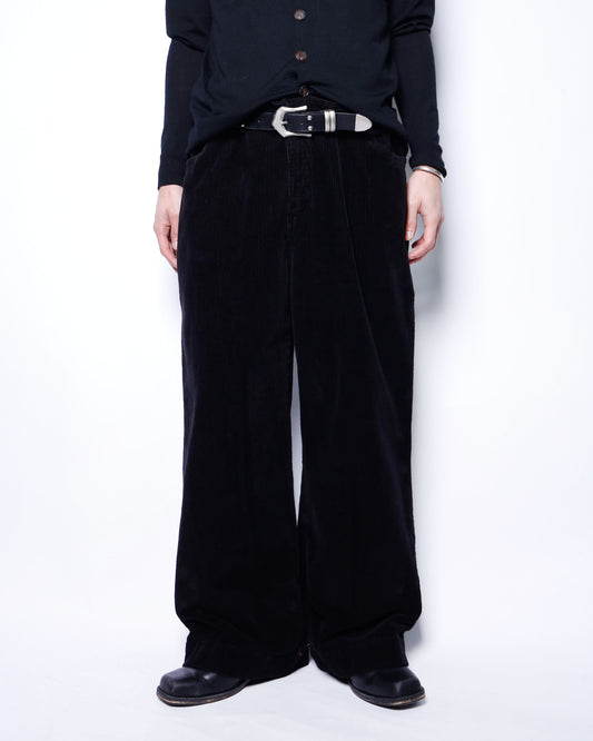 vintage corduroy wide leg trousers