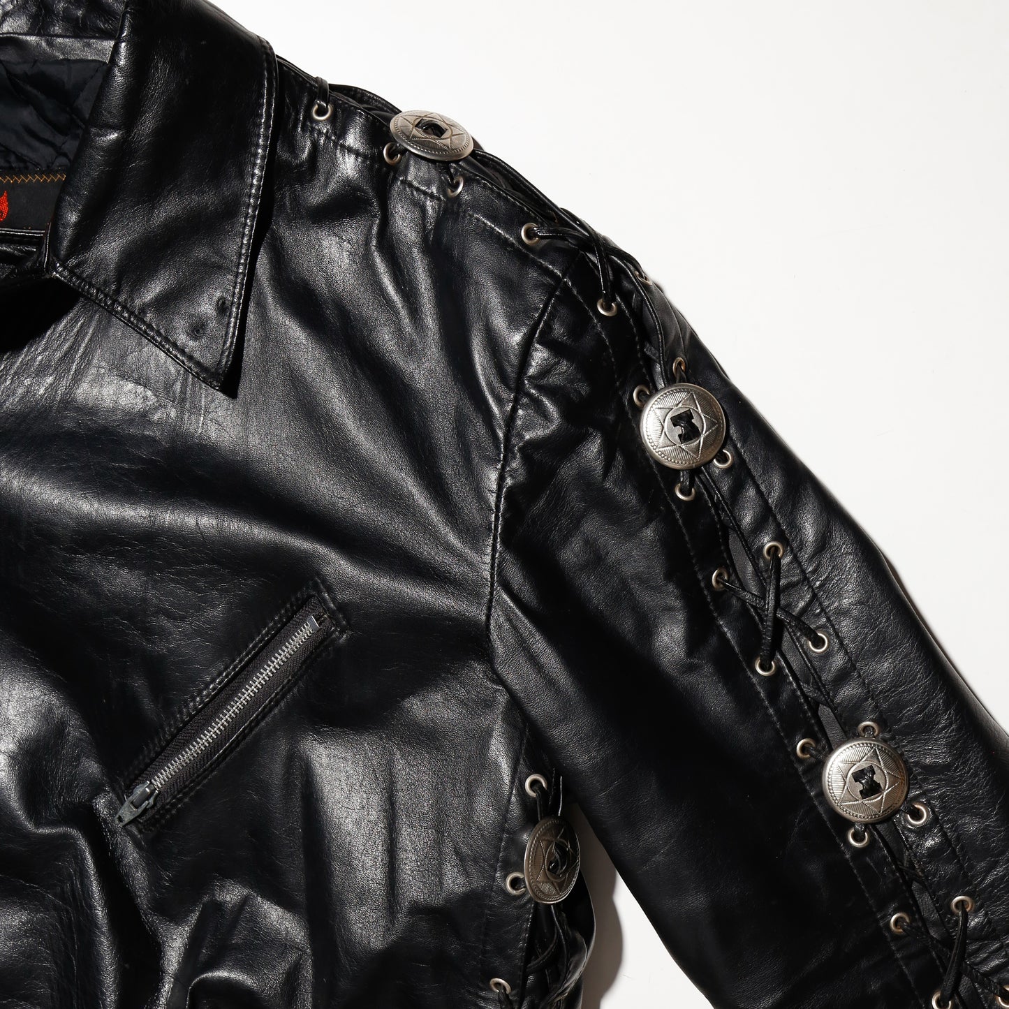 vintage 70-80's Golden Crown Bristol concho riders jacket