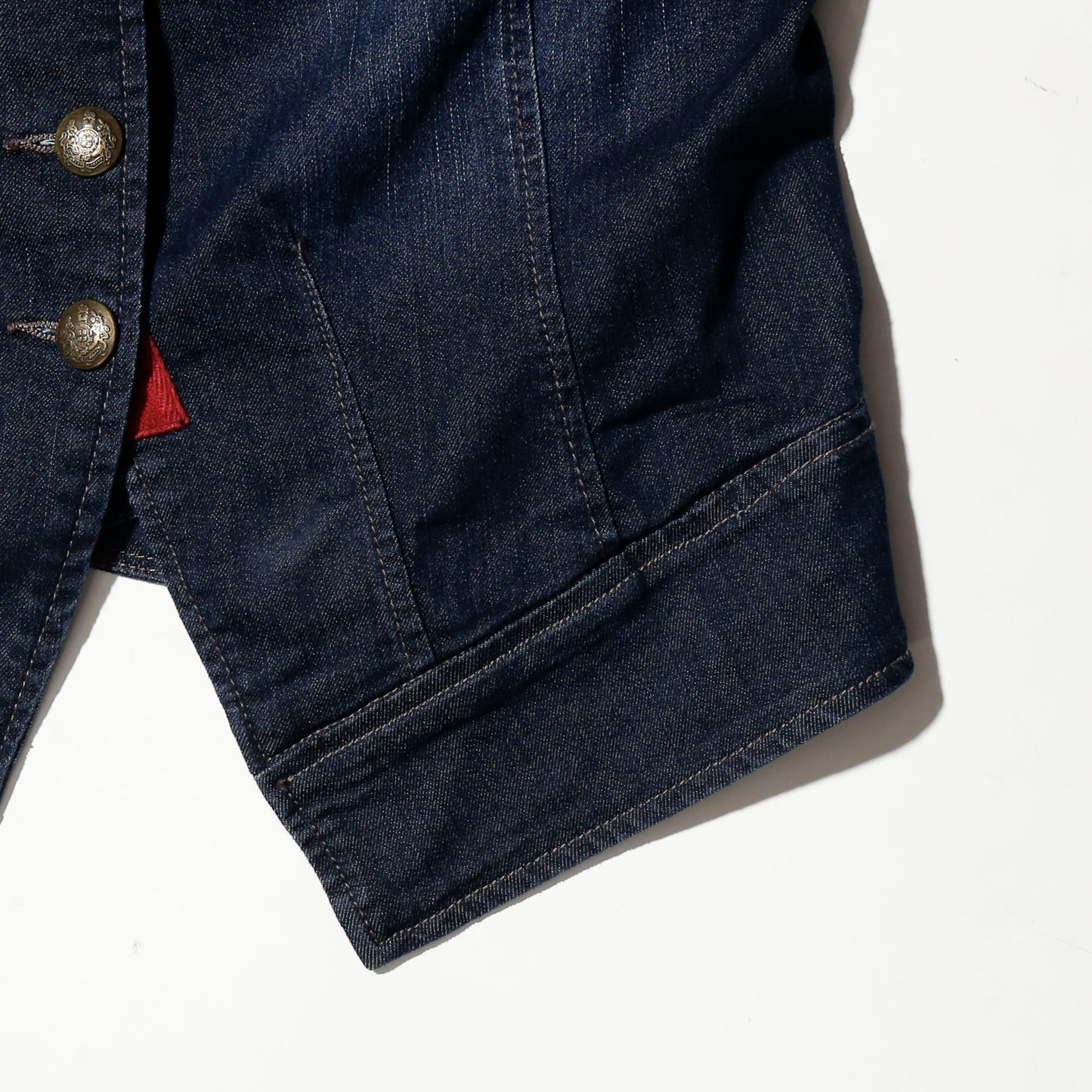 vintage denim officer h/s jacket