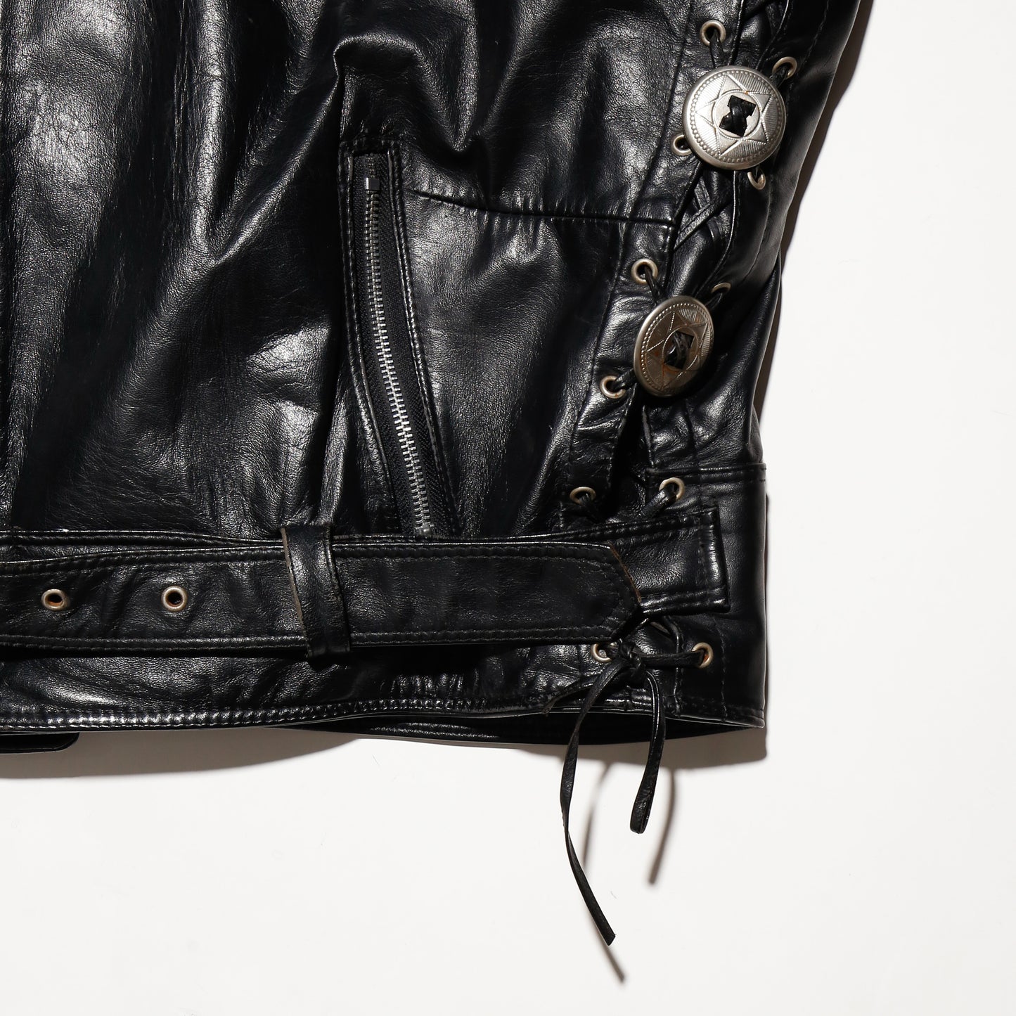 vintage 70-80's Golden Crown Bristol concho riders jacket