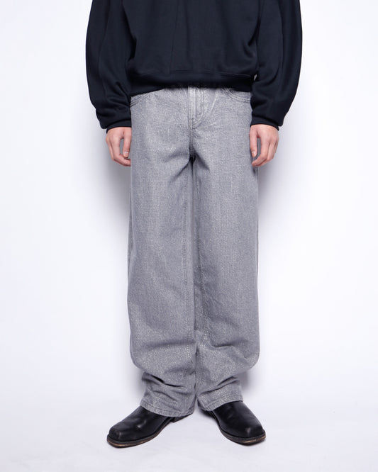 vintage shinny baggy jeans
