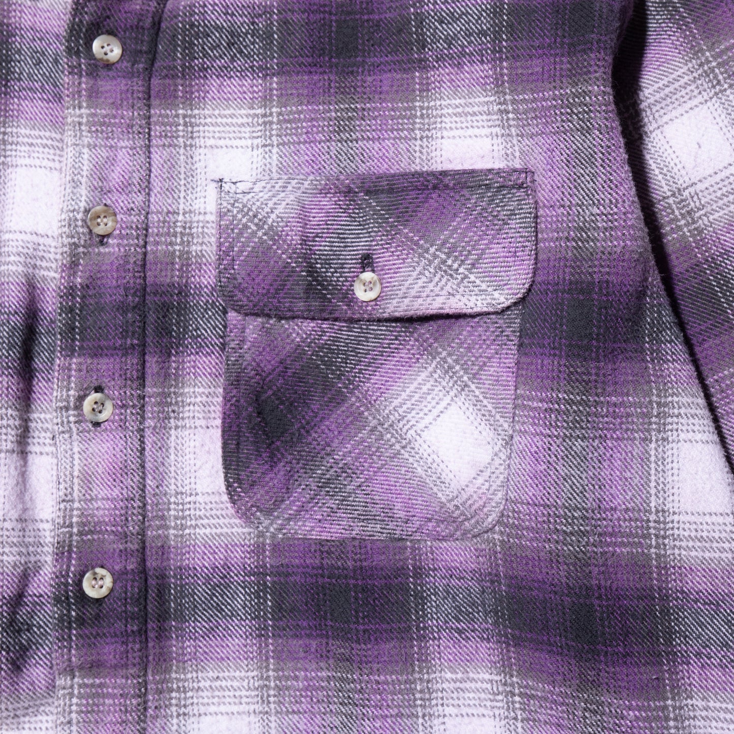 vintage campus ombre check shirt