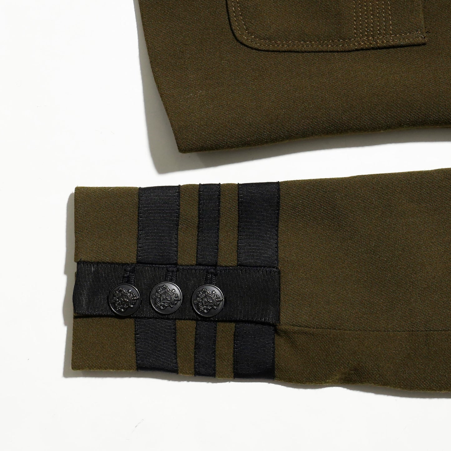vintage cropped gabardine napoleon jacket
