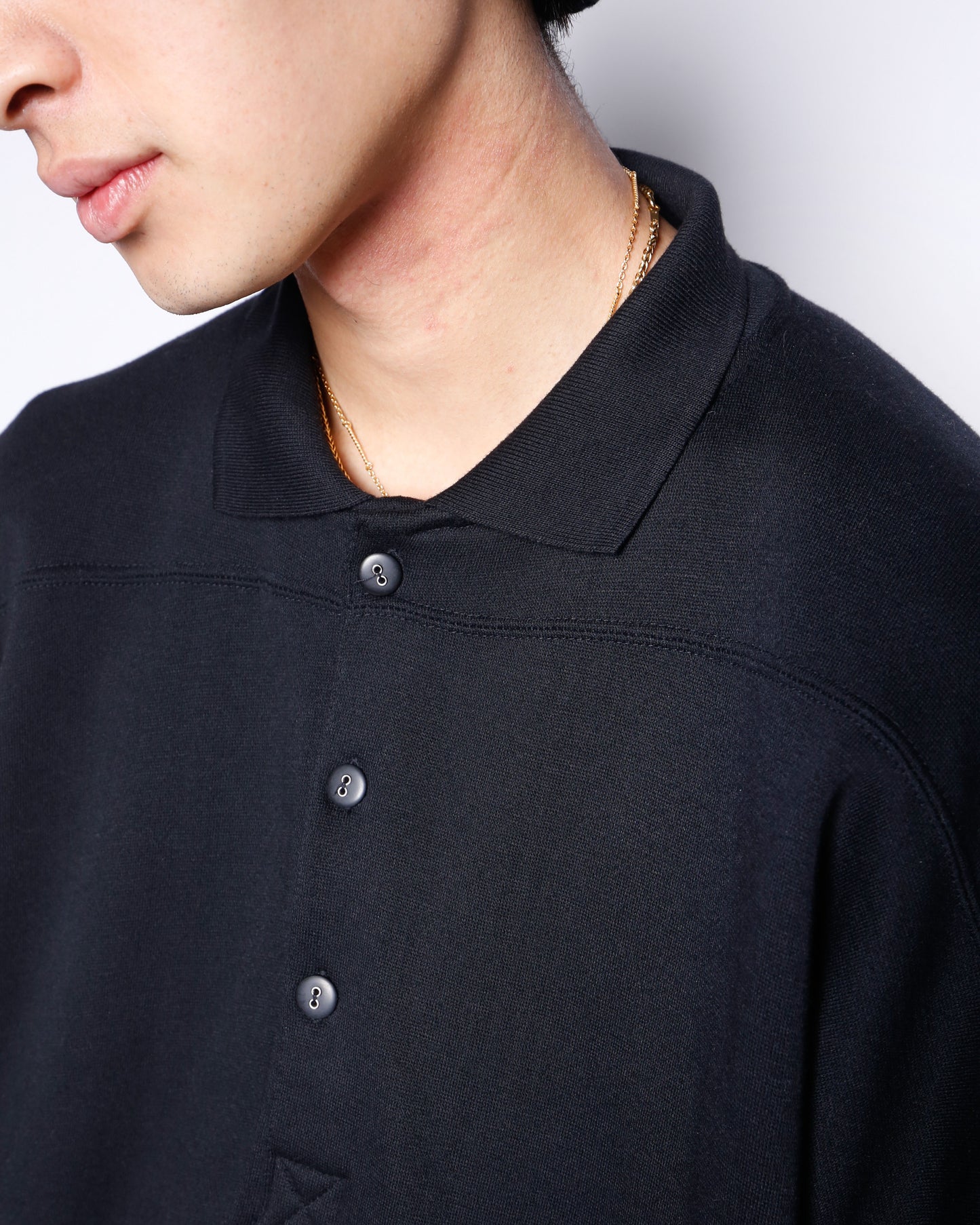 vintage cropped polo sweat