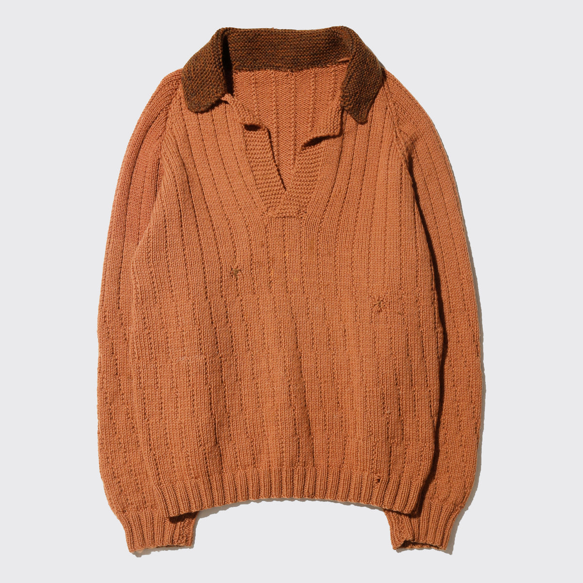vintage chunky skipper handknit sweater