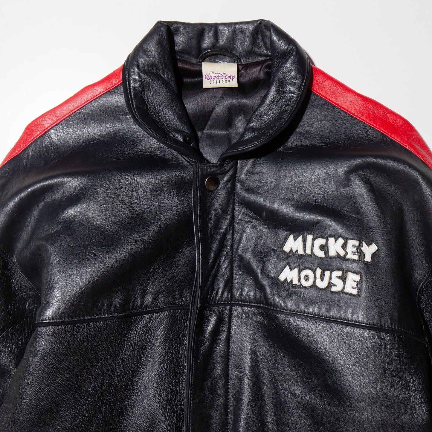 vintage 90's Disney mickey mouse leather jacket