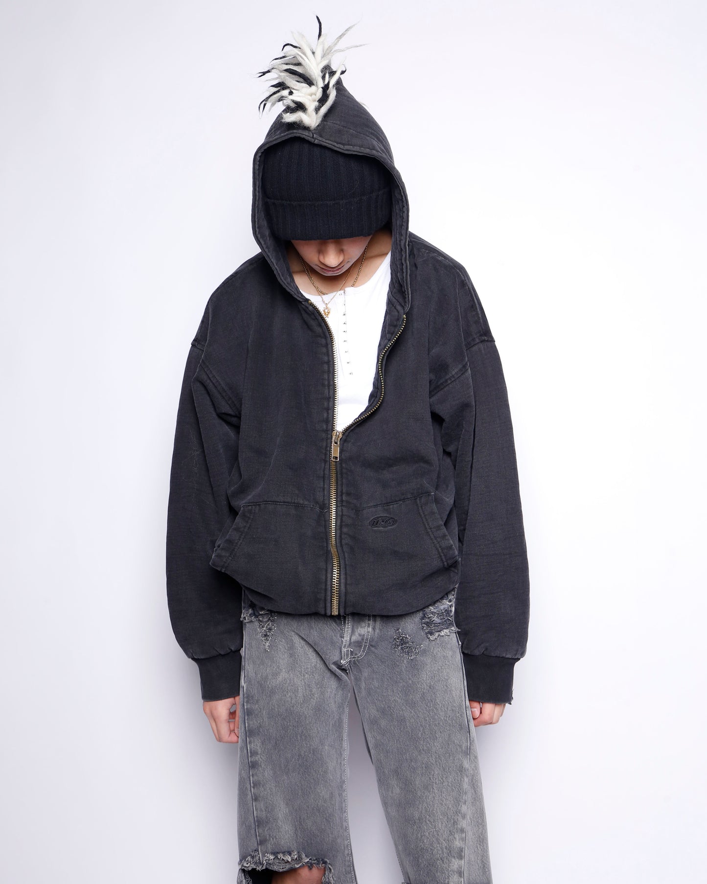 *one-off mohawk hoodie *with liner