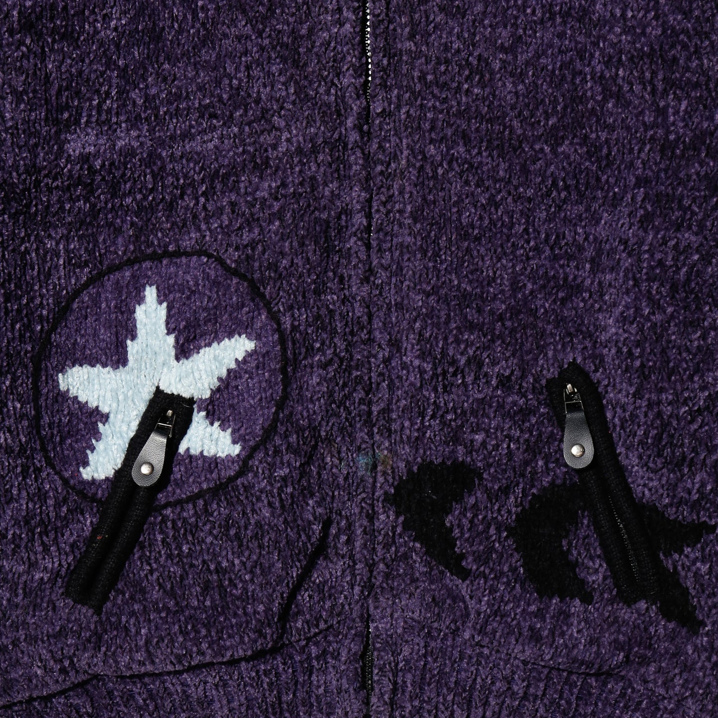 vintage one star knit jacket