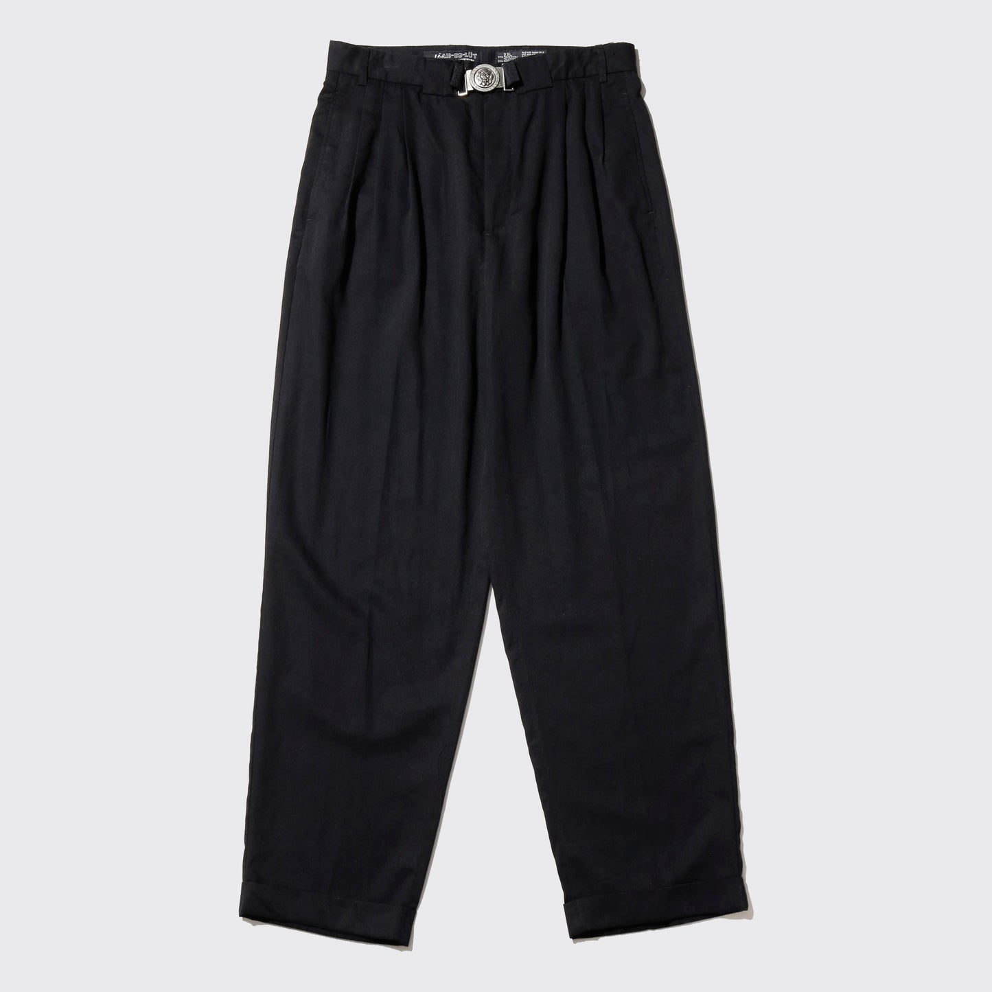 vintage 90's buckle tapered slacks