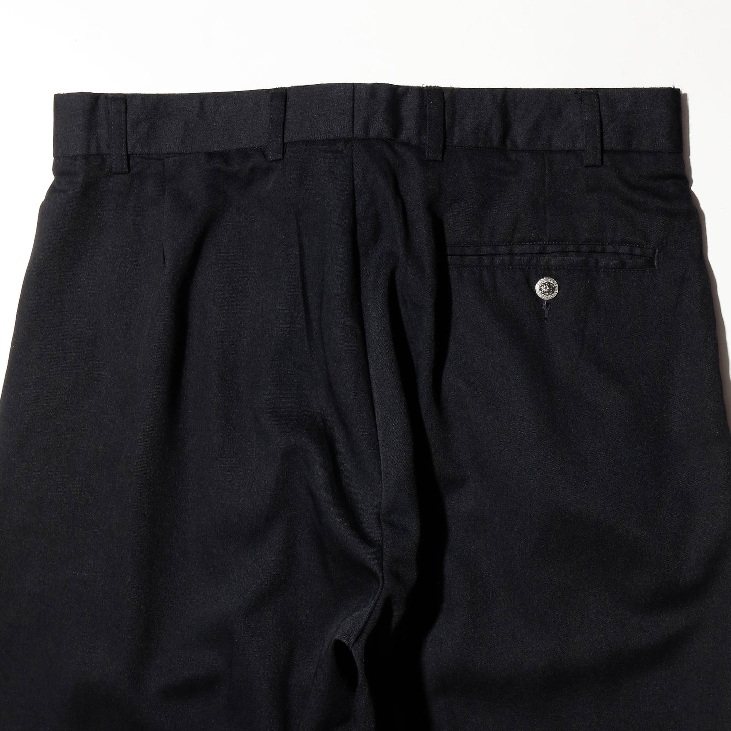 vintage 90's buckle tapered slacks