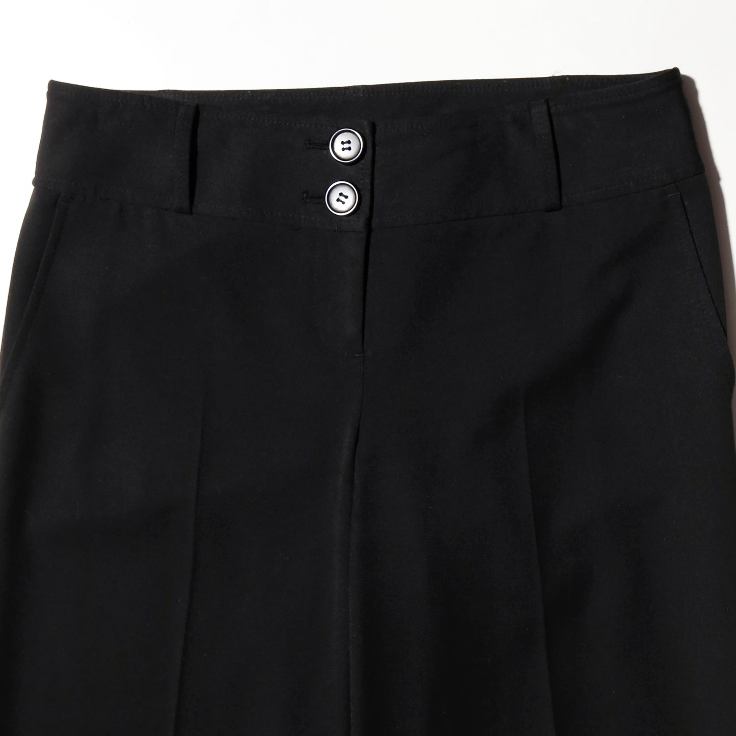 vintage low rise wide slacks