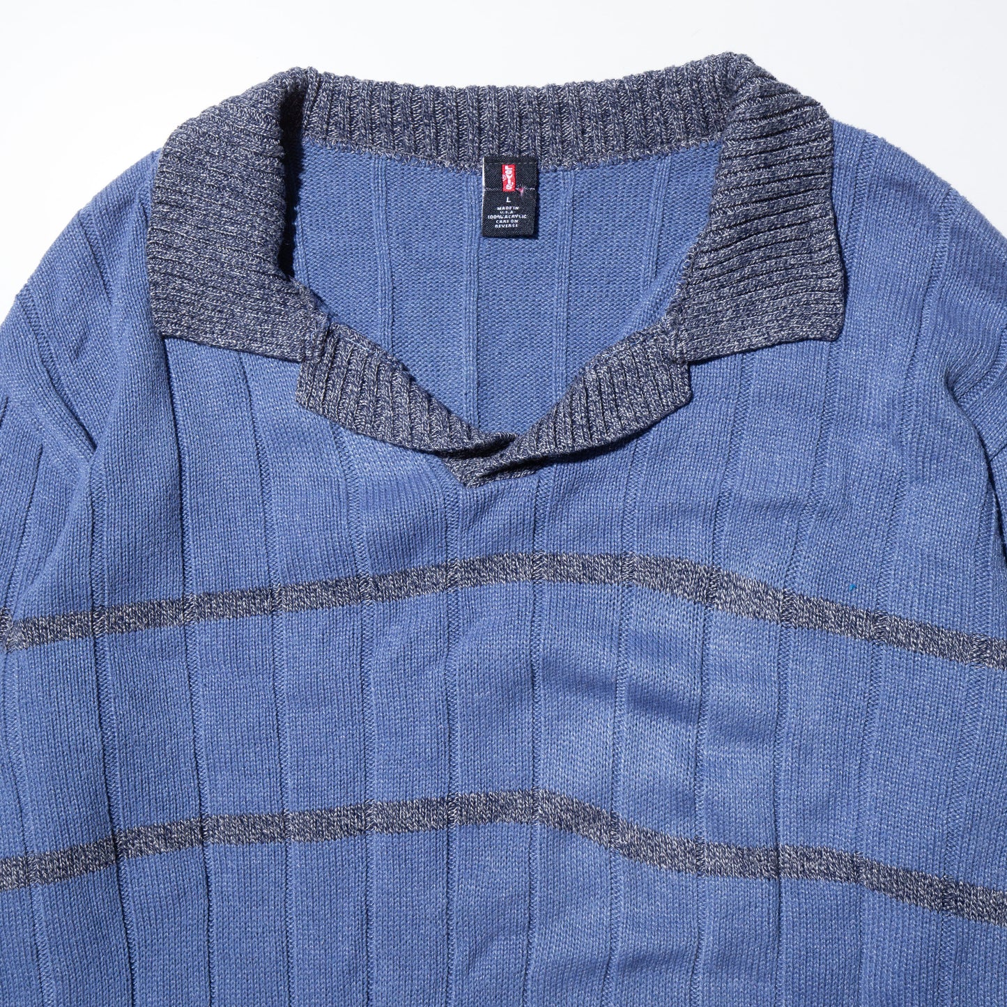 vintage levi's loose polo sweater