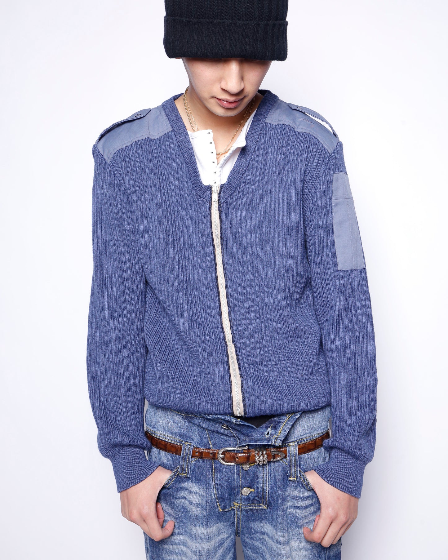 *one-off command zip cardigan