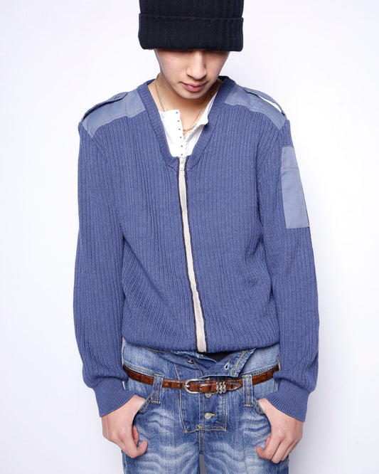 *one-off command zip cardigan