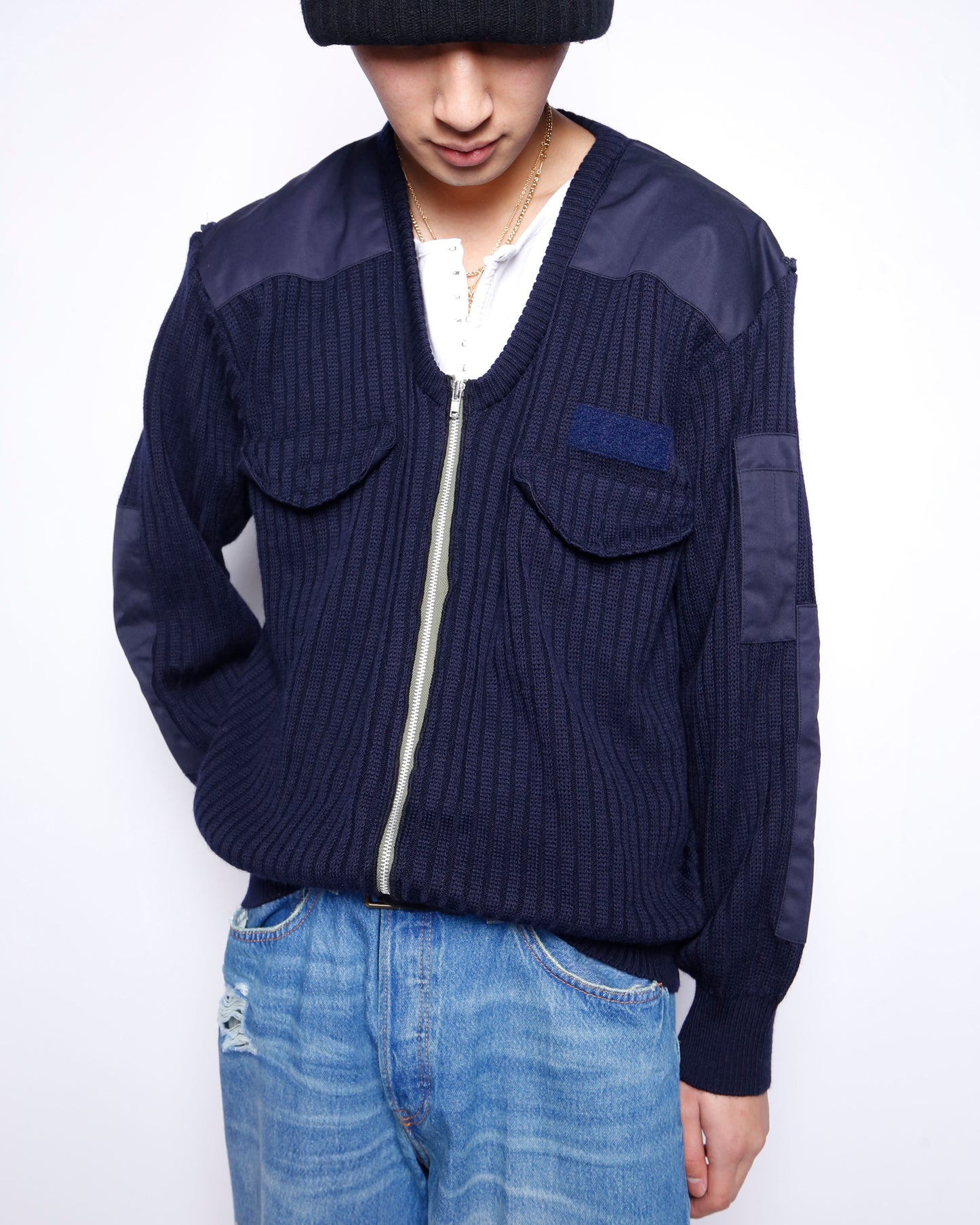 *one-off command zip cardigan
