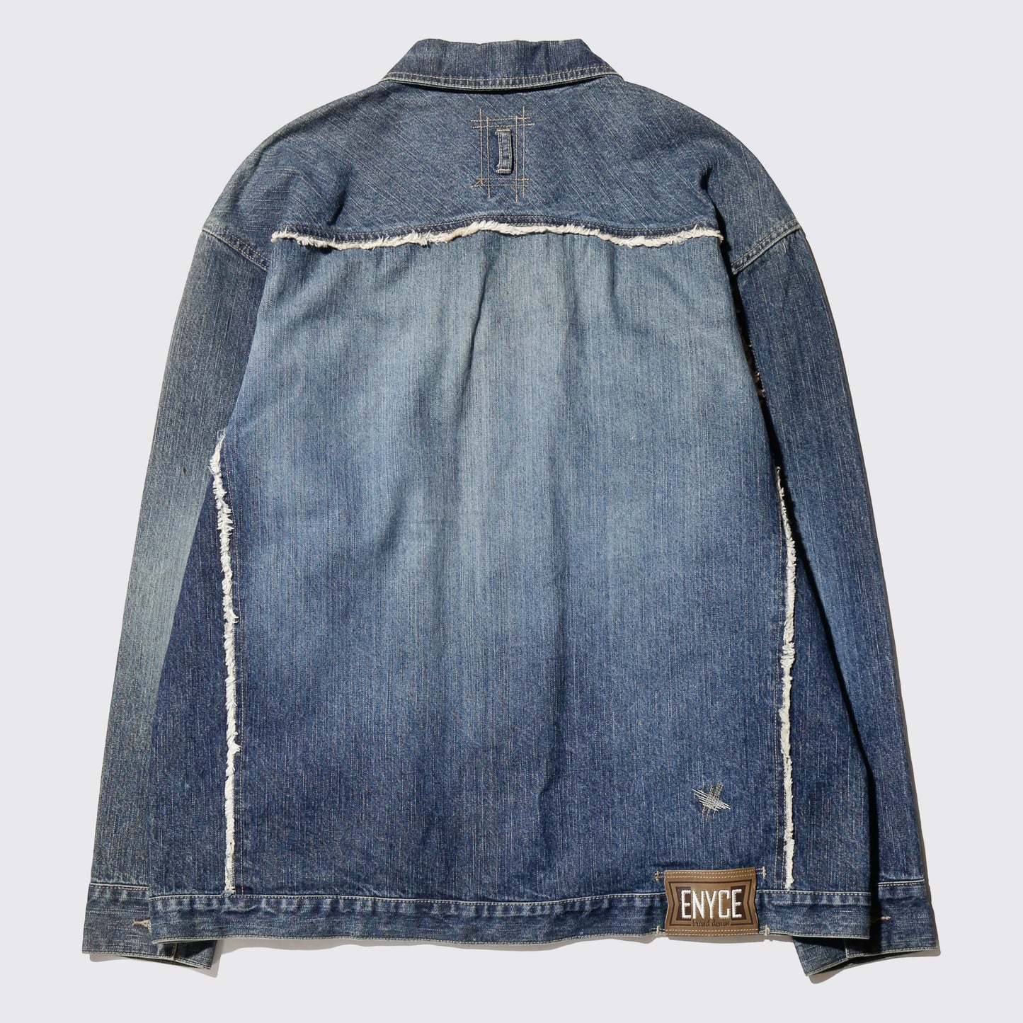 vintage enyce frayed trucker jacket