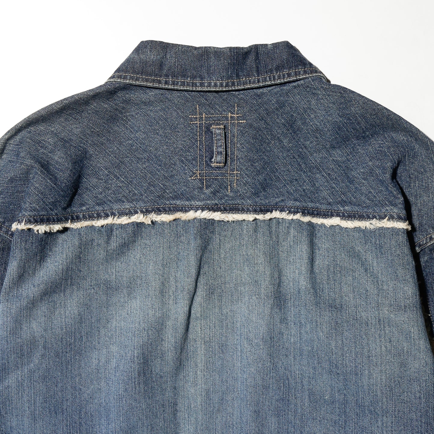 vintage enyce frayed trucker jacket