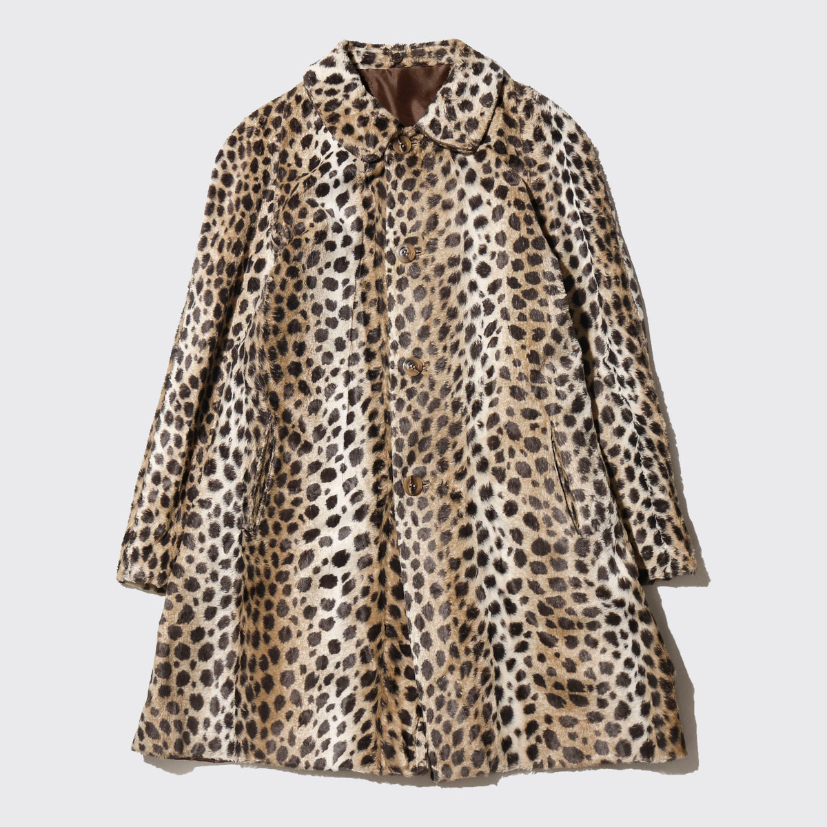 vintage faux jaguar coat