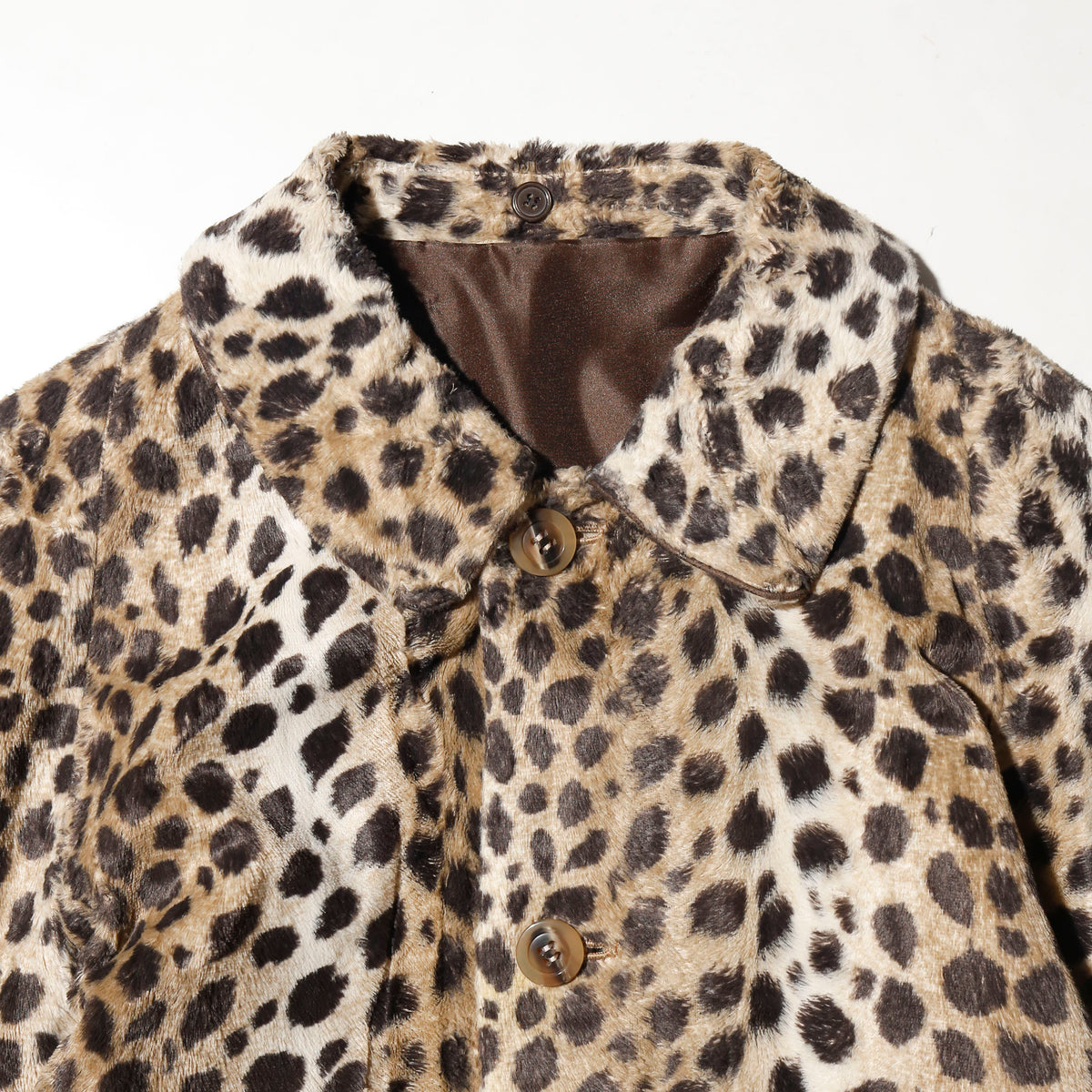 vintage faux jaguar coat