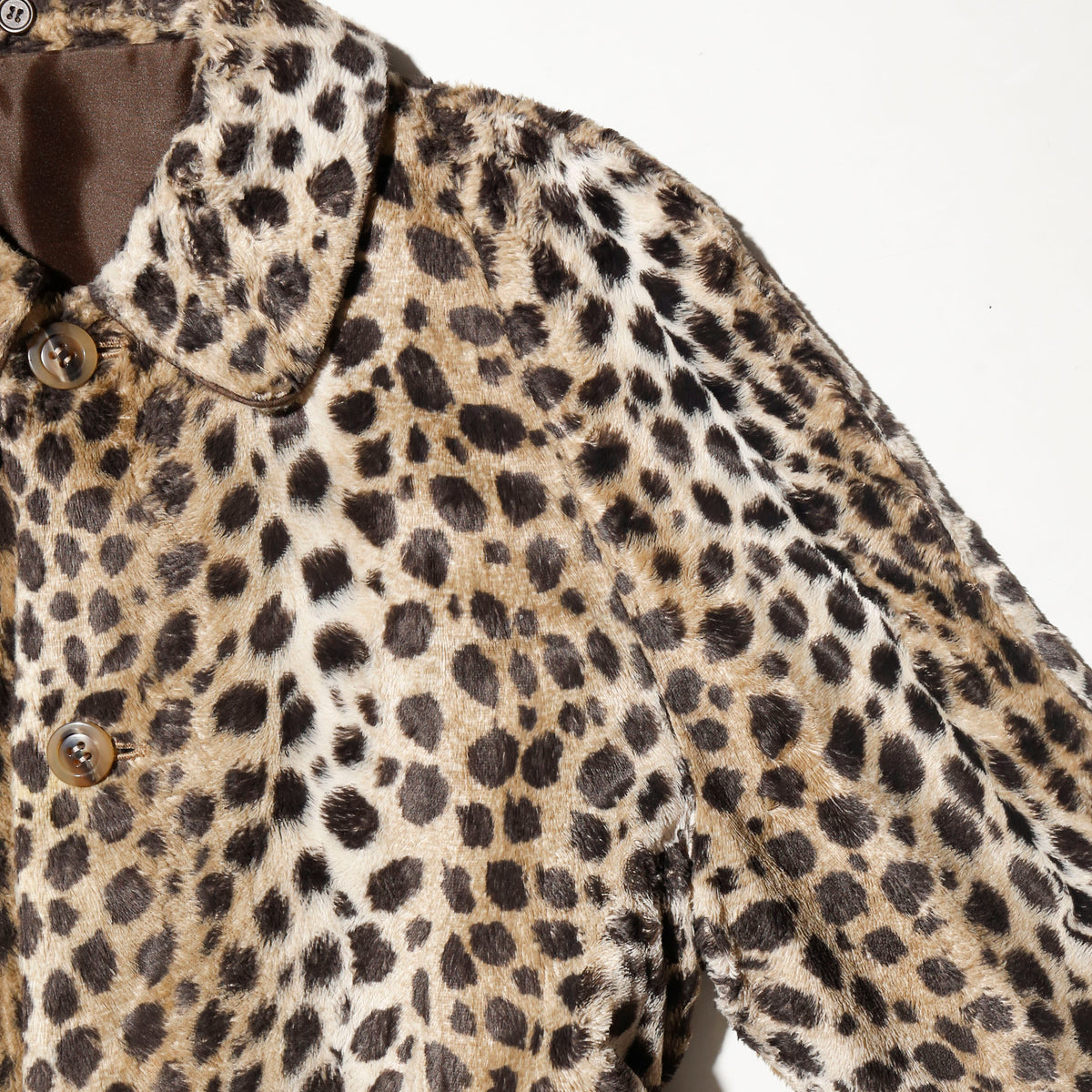vintage faux jaguar coat