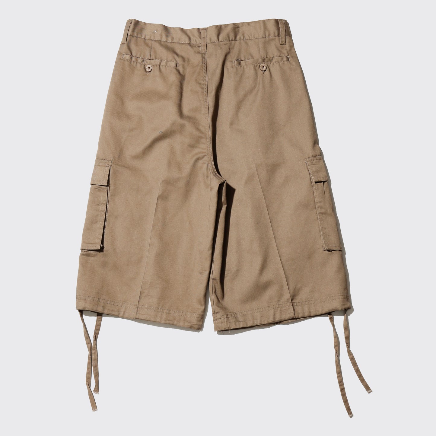 vintage center tuck bermuda cargo shorts *resized