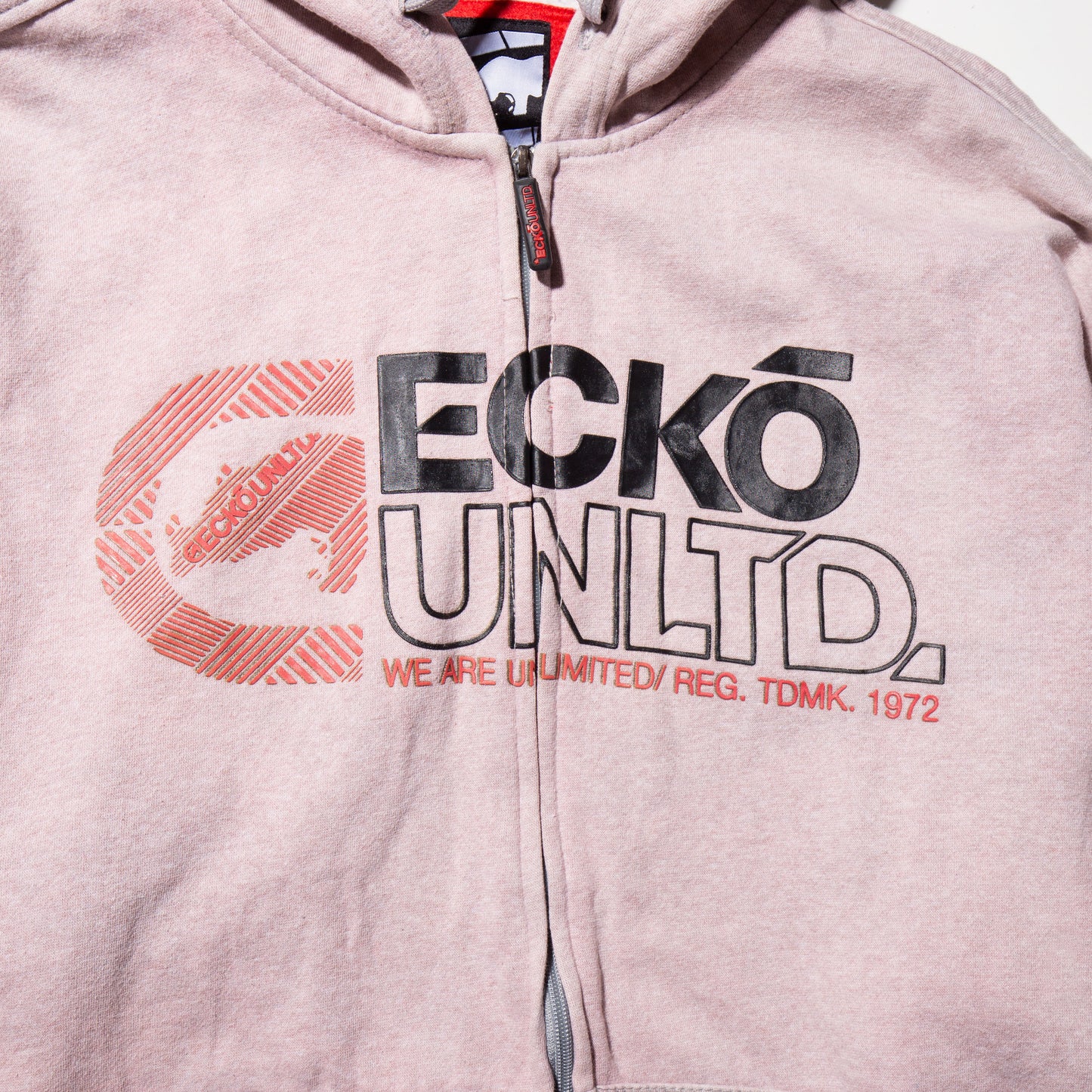 vintage ecko unltd. loose zipped hoodie